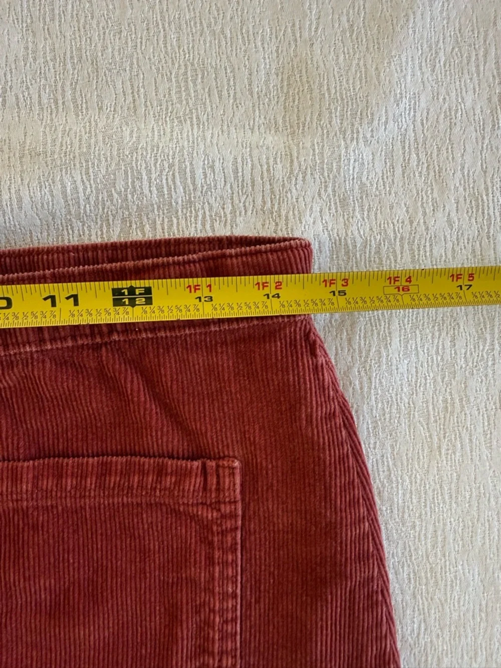 Corduroy Mini Skirt Button Front Rust Girls 14 / Womens XS The Childrens‎ Place